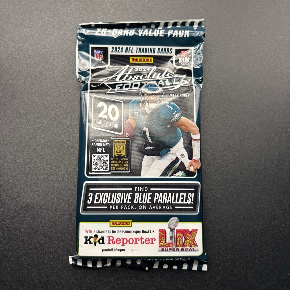 2024 ABSOLUTE NFL FOOTBALL Fat Pack, 20 Cards Per Pack Maye, Nix Rc Kabooms